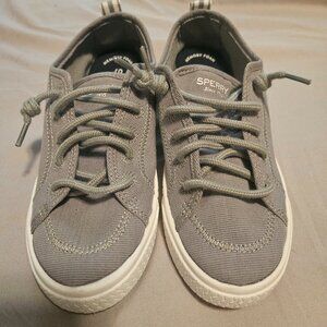 Girls/Women's Sperry, Shorefront LTT Sneaker, grey size 5 NWOT